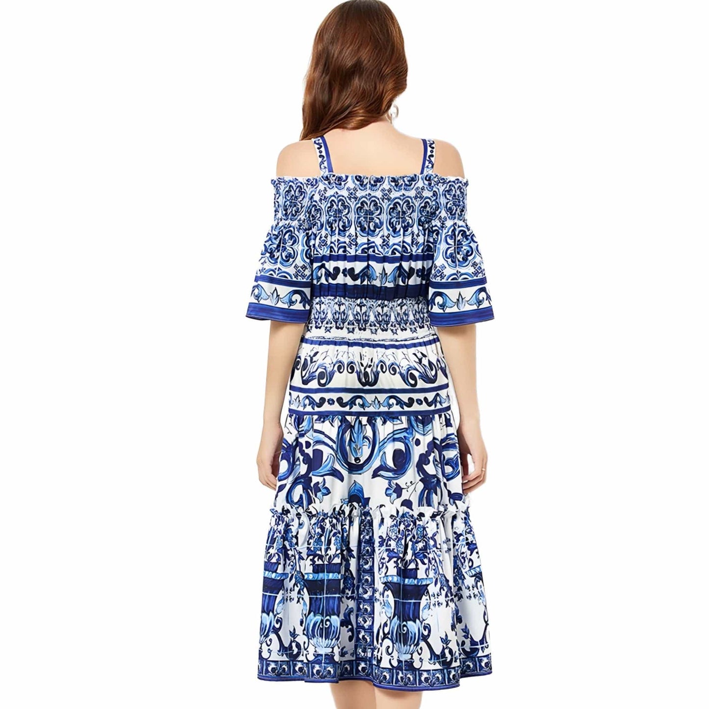 blue summer dress