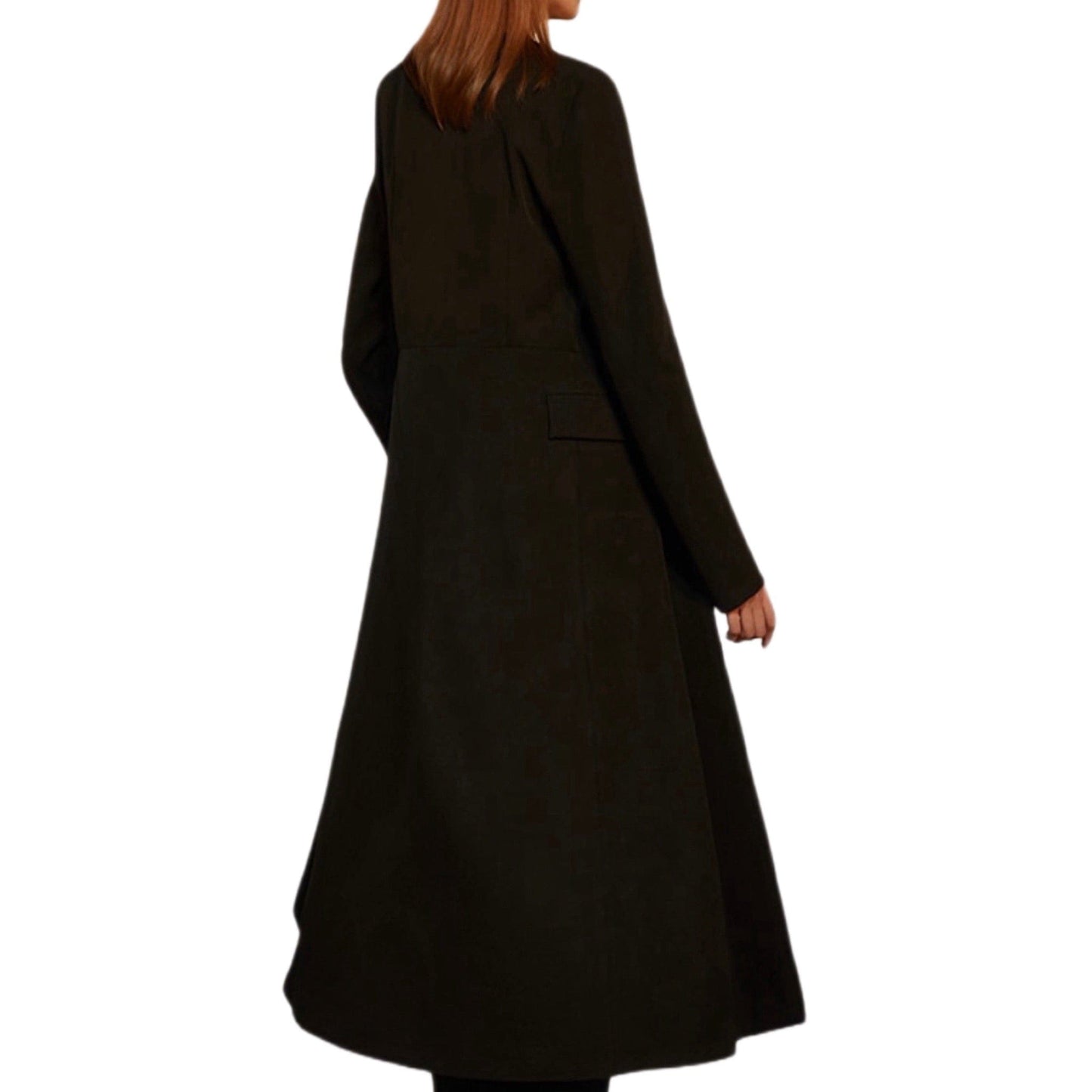 fashionable black coat